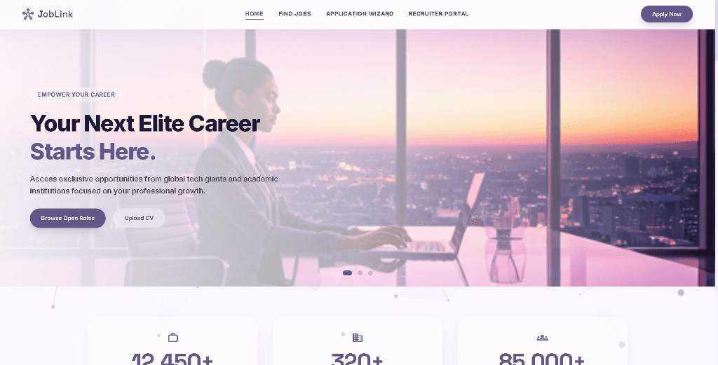 JobLink project screenshot