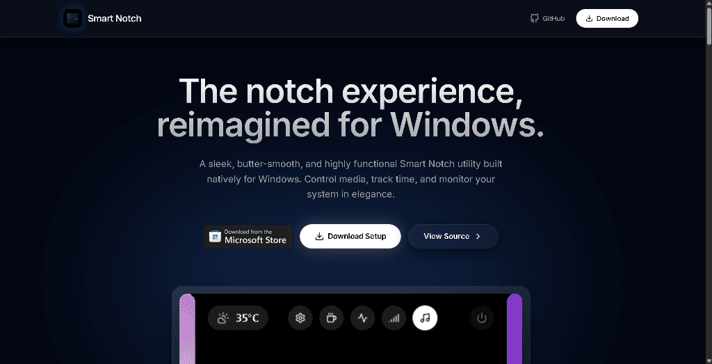 Smart Notch project screenshot